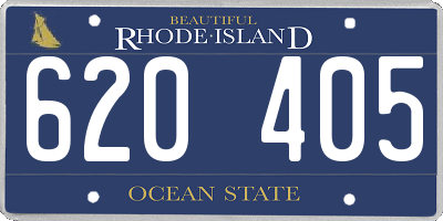RI license plate 620405