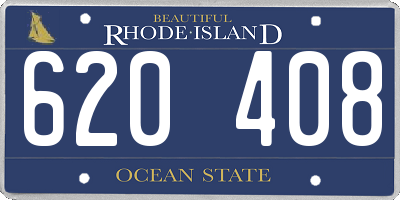 RI license plate 620408