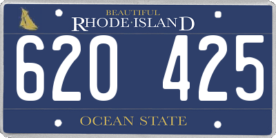RI license plate 620425