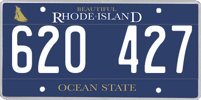 RI license plate 620427