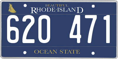 RI license plate 620471