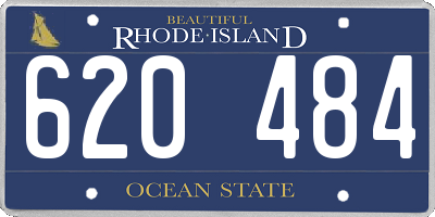 RI license plate 620484