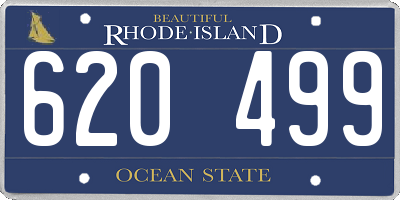 RI license plate 620499