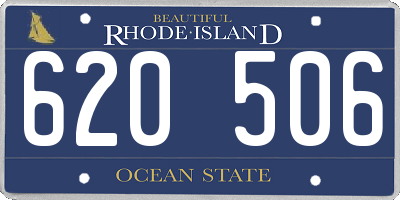 RI license plate 620506