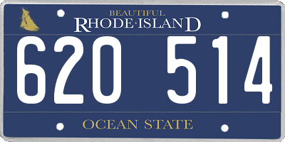 RI license plate 620514