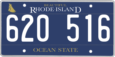 RI license plate 620516