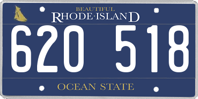 RI license plate 620518