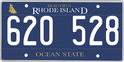 RI license plate 620528
