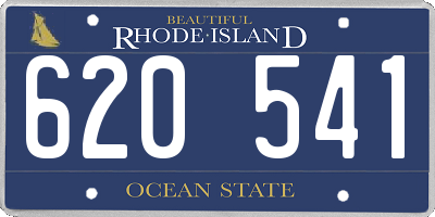 RI license plate 620541