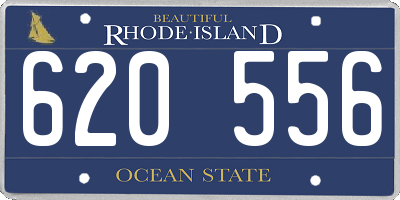 RI license plate 620556