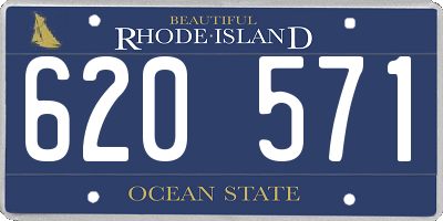 RI license plate 620571