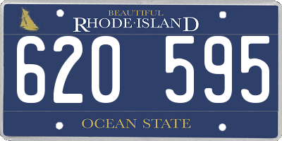 RI license plate 620595