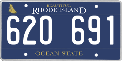 RI license plate 620691