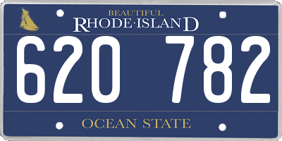 RI license plate 620782