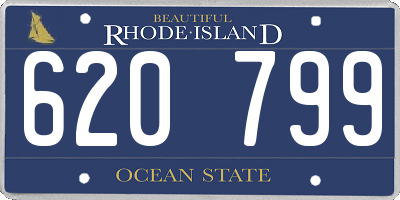 RI license plate 620799