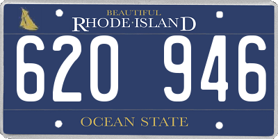 RI license plate 620946