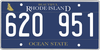 RI license plate 620951
