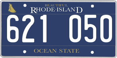 RI license plate 621050