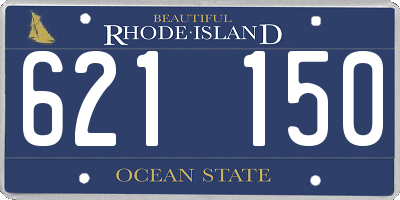 RI license plate 621150