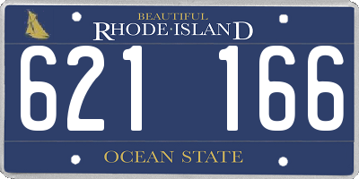 RI license plate 621166