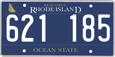 RI license plate 621185