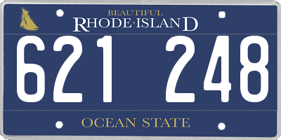 RI license plate 621248