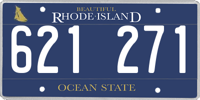 RI license plate 621271