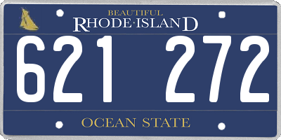 RI license plate 621272