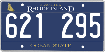 RI license plate 621295