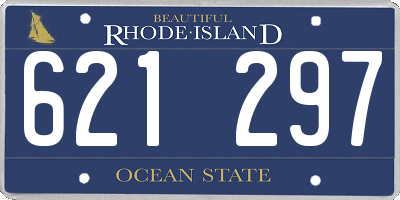 RI license plate 621297
