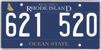 RI license plate 621520