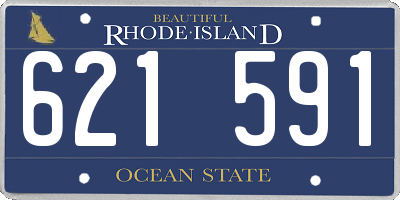 RI license plate 621591