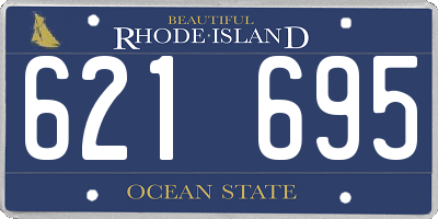RI license plate 621695