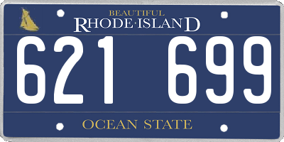 RI license plate 621699