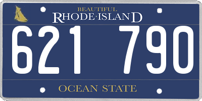 RI license plate 621790