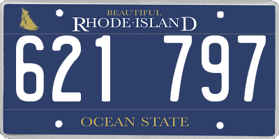 RI license plate 621797