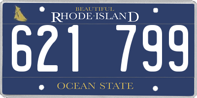 RI license plate 621799