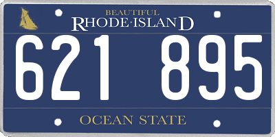 RI license plate 621895