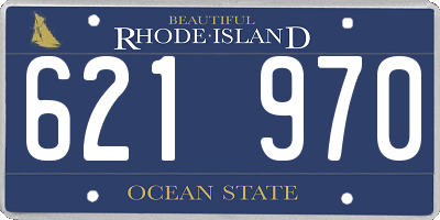 RI license plate 621970