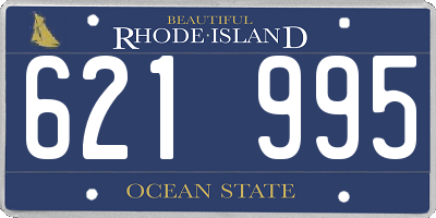 RI license plate 621995