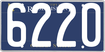 RI license plate 6220