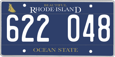 RI license plate 622048