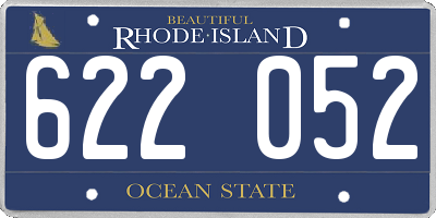 RI license plate 622052