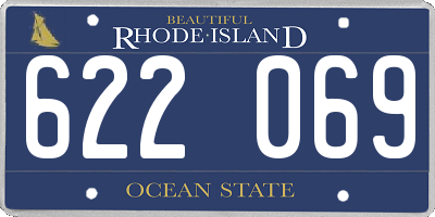 RI license plate 622069