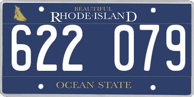 RI license plate 622079
