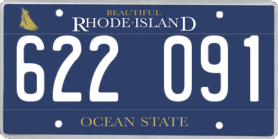 RI license plate 622091