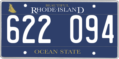 RI license plate 622094