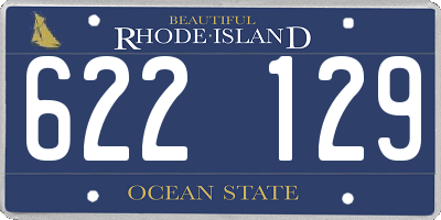 RI license plate 622129