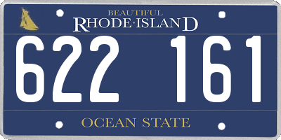 RI license plate 622161