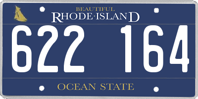 RI license plate 622164